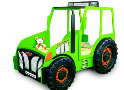 Agriculteur Fermier Camion Enfants Lit d'enfants Lit de jeunesse Tracteur Vert nouveau Lits