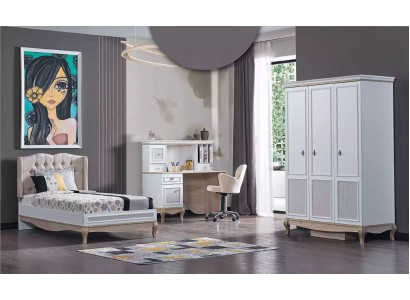 Armoire Armoire Mobilier Chambre Armoires Bois Grenier Ameublement Blanc