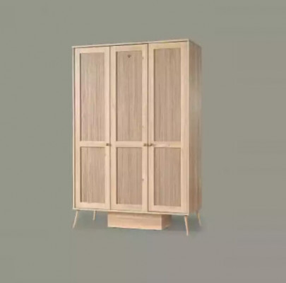 Garde-robe Armoires en bois. Conception de meubles de chambre en bois.