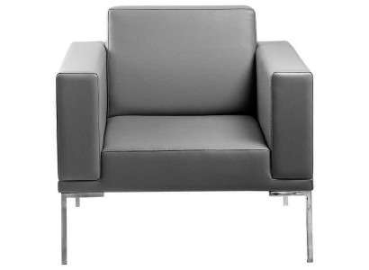 Fauteuil TV gris, fauteuil rembourré design, fauteuil, fauteuil de relaxation une place