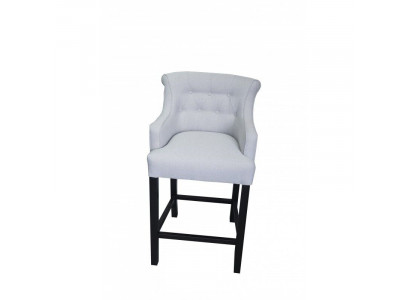 Tabourets de bar gris Ensemble de 2 Chaises de bar Chaises Chesterfield Bar Designer Suite