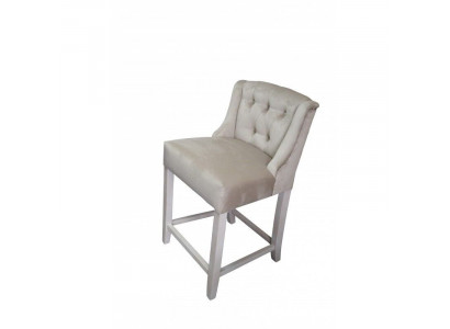 Tabourets de bar Chesterfield taupe, chaises de bar design, ensemble de 6 chaises