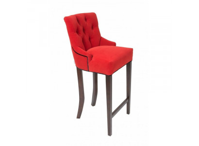 Tabouret de bar rouge, chaises Chesterfield, chaises de suite d'hôtel, groupe de 10 pièces d'ameublement textile