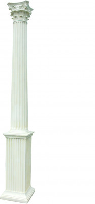 313 cm Style colonne XXL 1900 Style antique grec ancien Restaurant Café