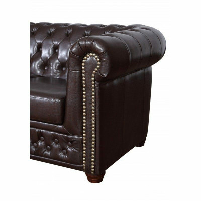 Ensemble canapé Chesterfield 3+1+1 Ensemble de canapés de canapés Chesterfield Yorki nouveau