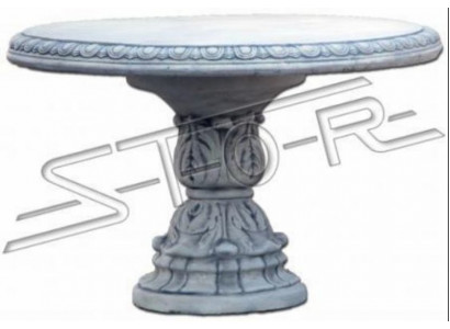 Style de table de jardin antique Chevalier Tables en pierre Décoration ronde Meubles