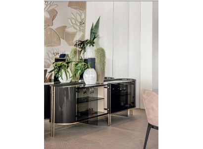 Buffet Conceptions de salon Meuble bas Sideboards Buffet en verre Nouveau