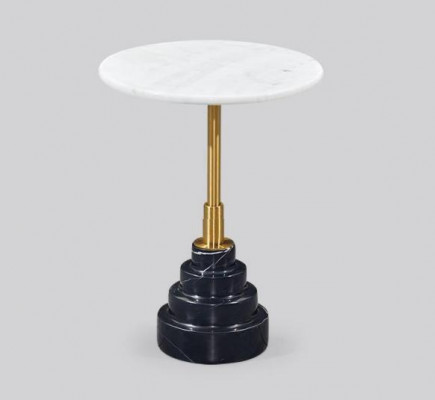 Tables d'appoint Salon Rond Haute qualité Moderne de luxe Table basse Marbre