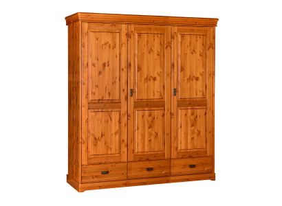 Armoire en bois Armoire de chambre Armoire de style moderne Armoires Étagères polyvalentes