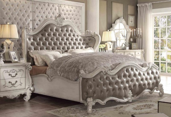 Designer Bed Bedroom Beds Leather Hotel Upholstery Chesterfield new Lit Designer Chambre Lits Cuir Hôtel Tapisserie Chesterfield neuf