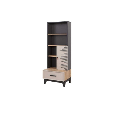 Étagère Armoire Chambre d'enfants Étagère Bois Armoire Gris Bureau