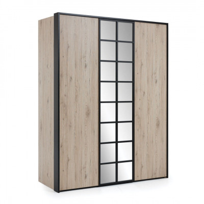 Armoire marron Mobilier de chambre moderne Armoires de designer nouvel