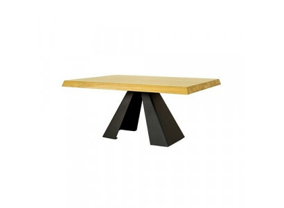 Conception X Jambes Table basse Pin Massif Véritable Bois Meubles Table d'Appoint Tables