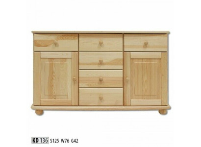 Coffre solide en vrai bois Armoires neuves Buffet Meubles Commodes Armoire Buffet