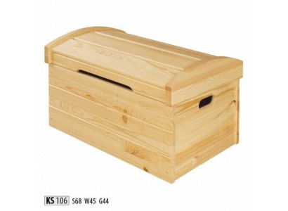 Boîte décorative meuble en bois massif meuble en bois fait main coffret coffre en bois véritable 68x44cm