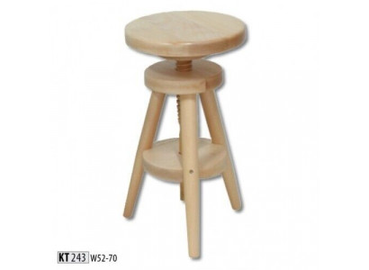 Tabouret pivotant Tabouret de bar en bois Siège réglable en hauteur Tabouret de travail nouveau