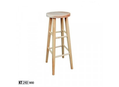 Tabouret rond Tabouret en bois Tabouret en bois massif Repose-pieds Chaise Tabouret de bar