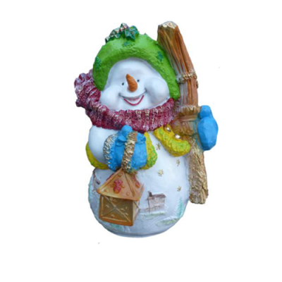 Figurine de bonhomme de neige statue décoration figurine décoration 40cm hiver nouvelles statues nouvelle sculpture