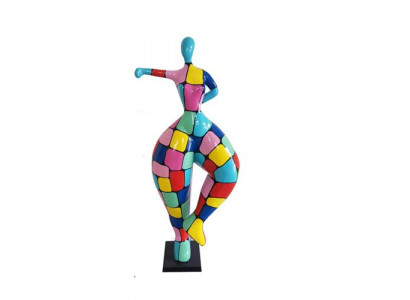 Figure abstraite Statue Ballerine Statues de jardin Décoration moderne Figures 132cm