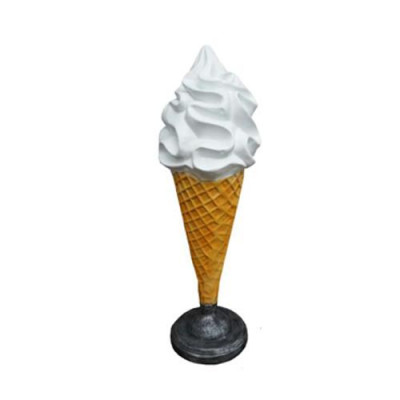 Figurine de statue de crème glacée Stand Ice Cream Parlor Lapin Gastronomie Statues 140cm nouveau