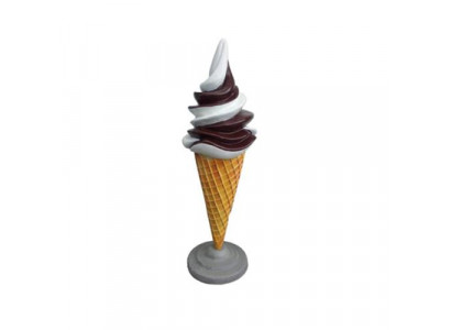 Glace La crèmerie Sculpture Décoration Figurines Stand 130cm nouveau Gastronomie