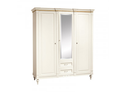 Garantie r Armoire Armoire Solide Maison de Campagne Grand Armoire à Miroir FL-D3