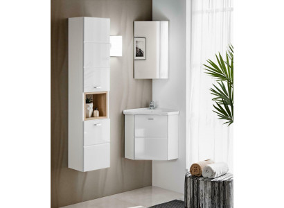 3 pièces. Meuble de salle de bain pour lavabo Ensemble de décoration de salle de bain Lavabo Lavabo