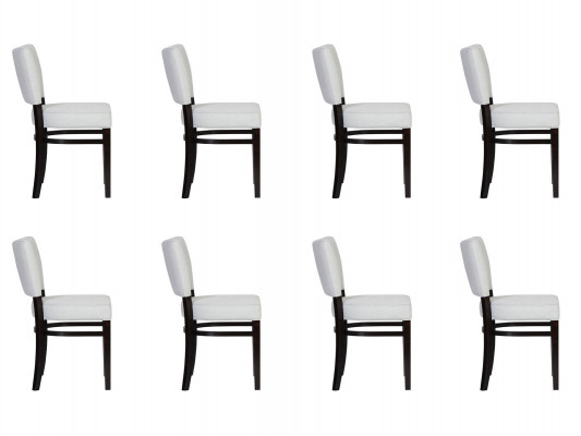 8 chaises de salle à manger Chaise Fauteuil Set Lounge Club avec accoudoirs Luxe