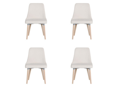 4x Sièges tapissés design Chaises Chaise Voir Suite Lounge Fauteuil Club Ensemble