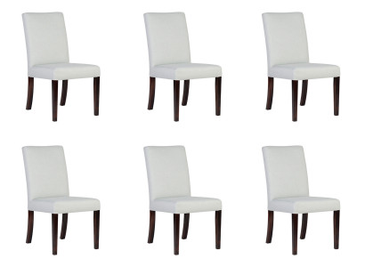 6x Chaises Chaise Rembourrage Design Lounge Club Siège Suite Fauteuil neuf