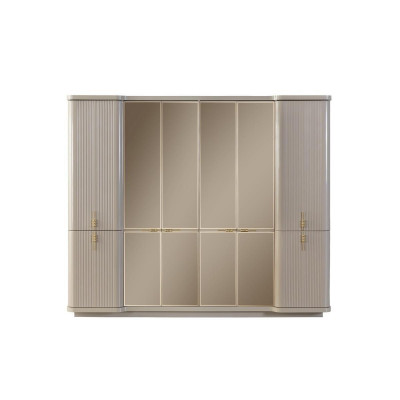 Armoire Beige Armoire Chambre Armoire en Bois Mobilier