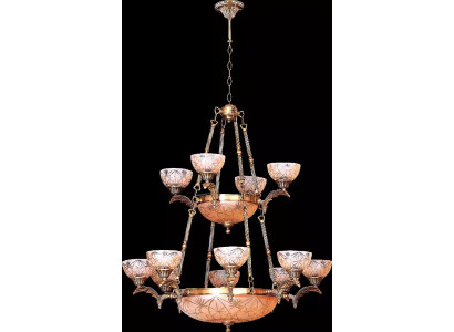 Lustre Lampe Lampes suspendues Lampe en cristal Plafonnier 110x140