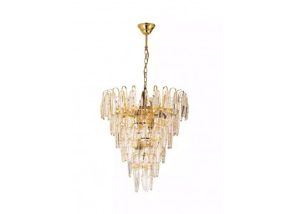 Lustre Luminaire Lampe Suspension Salon neuf Moderne doré