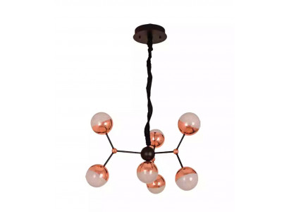 Lustre rond Couronne Lampe de plafond Couronne Design doré Art moderne