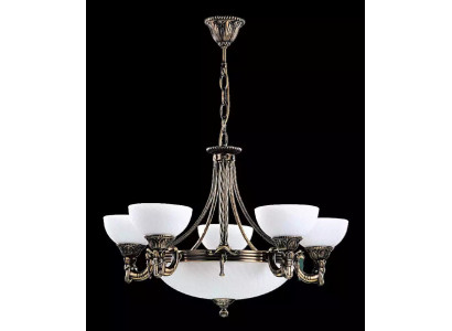 Lustre Lampe de plafond Lustre Lustre Verre Blanc Lampes Art