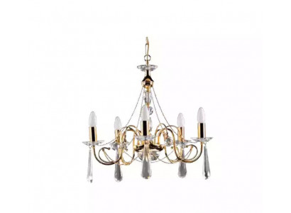 Lustre en cristal suspendu lustre luminaire décoratif lustre plafonnier luxueux en cristal