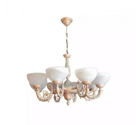 Lustre Luminaire Lustre Plafonnier Lampes Verre Beige Art