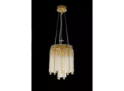 Lustre moderne suspendu de style nouveau pour salon en verre.