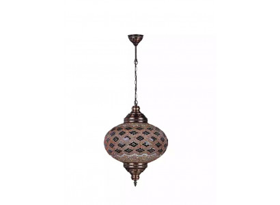 Lustre Plafonnier Lustre Lustre Lampes Verre Marron neuf