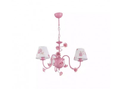 Plafonnier rose au design moderne dans le salon Chambre nouvelle