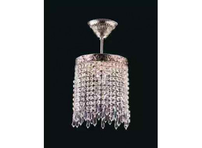 Lustre Lustre Lustre Argent Lustre de plafond Lampe en cristal