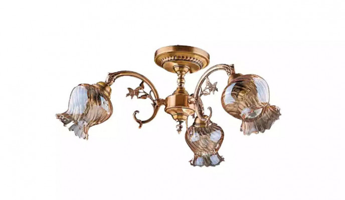 Lustre Plafonnier Lustre Plafonnier Lampes Verre Or Art