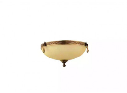 Lustre Plafonnier Lampe Plafonnier Lustre Verre Beige Art