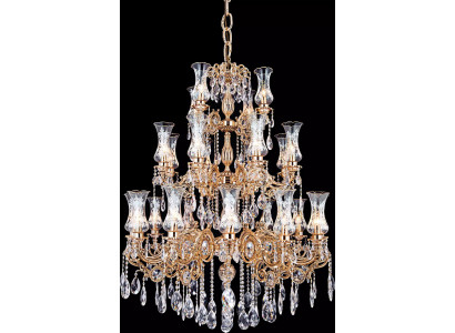 Lustre royal en cristal pour le salon, plafonnier luxueux