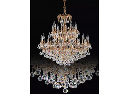 Lustre en cristal classique Suspension lustre lampe lustre lampe