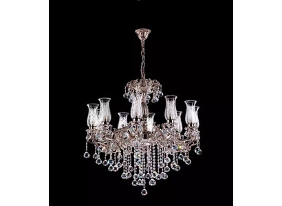 Chandelier classique Lustre Design Plafond Salon Lampe en cristal