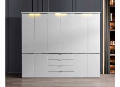 Armoire blanche 4 tiroirs armoires de chambre en bois meuble