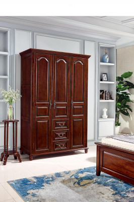 Armoire Chambre Bois Design Classique Mobilier Armoires Nouvelles