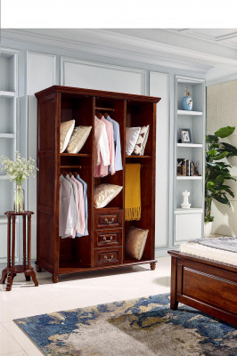 Armoire Chambre Bois Design Classique Mobilier Armoires Nouvelles