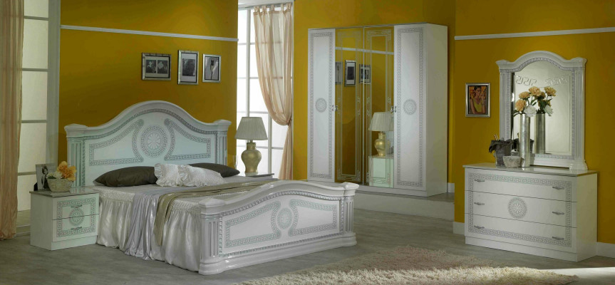 Designer lit Chambre Lits Classique Bois Hôtel Luxe Rembourrage Siège neuf